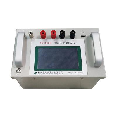 China Handheld Winding Portable Resistance Tester Price DC Resistance Meter 3 Channels VS-3102A for sale