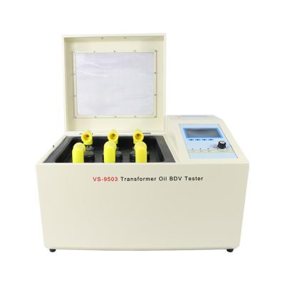 China 3 Cups Oil BDV Transformer Dielectric Resistance Tester Insulating Oil Dielectric Resistance Tester Full Automatic Oil BDV Tester 1.5kVA en venta