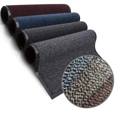 Chine FARO 100% polypropylene cut pile PP barrier machine woven floor mat with pvc backing à vendre