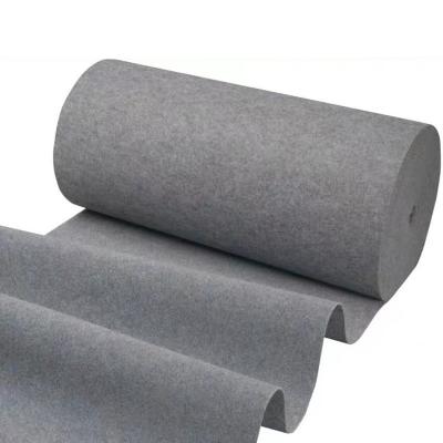 Cina rib nonwoven plain disposable velour needle punch felt non woven expo exhibition carpet in vendita