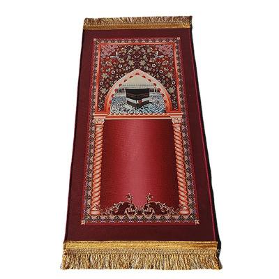 China wholesale custom worship blanket children thick islamic muslim prayer rug kid prayer mat for sale