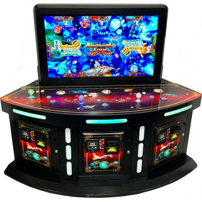 China Metal + Acrylic / Customize Standing 3 Players Fish Game Machine Ocean King 3 High Plus KingKong for sale