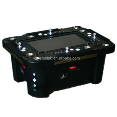 China Metal + Acrylic / Customize Amusement New Popular Arcade 4 Players Fish Game Machine Playing Kirin Thunder for sale