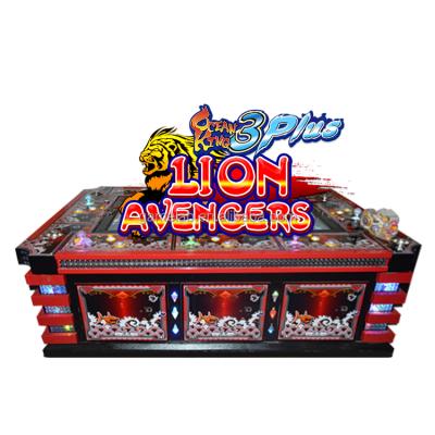 China Metal + Acrylic / Customize 2021 8 Lion King 3 Players High Participation Table Game Ocean Game King 3 Plus for sale