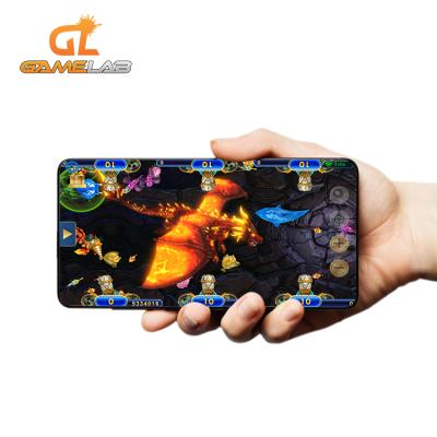 China Metal + Acrylic / Customize 2021 Online Game Mobile App Dragon Fire Fish Software Fish Table Game Mobile Phone for sale