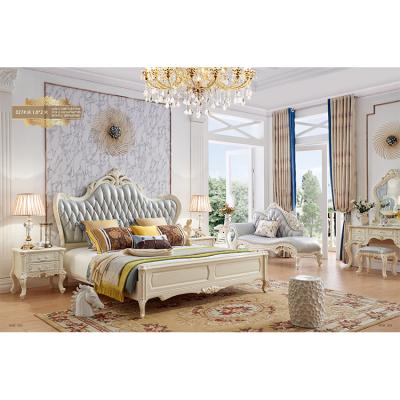 Κίνα OEM Factory custom antique style luxury bedroom furniture set hot sale fashion royal luxury bed sets προς πώληση