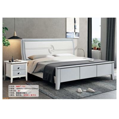 China Modern white bedroom luxury home furniture combination From china set bedroom king size bed furniture for sale