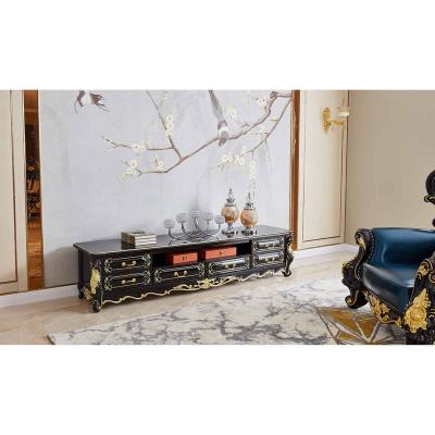 China European antique style storage table wood modern drawer tv stand table living room furniture for sale