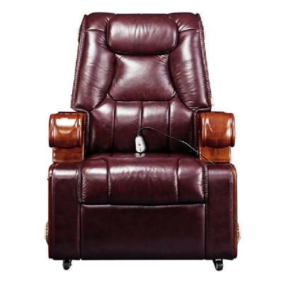 China Multi-function Electric adjustable Office Chair Leather Recliner Comfortable Sofa High Back Executive Chair for sale