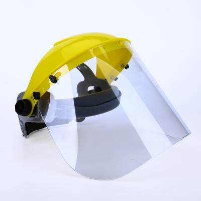 China Construction PC/PVC plastic protective mask clearly for sale