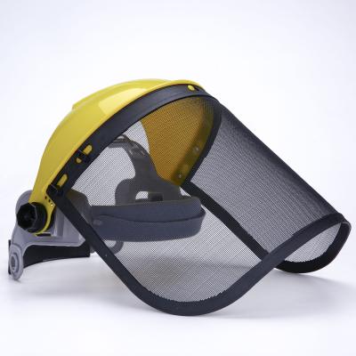 China Bargain Adjustable Mesh Visor Protective Mask , Protective Mask Welding Helmet for sale