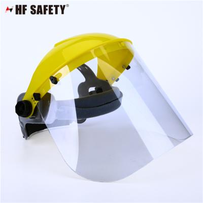 China Flash Protective Mask Industrial Arc Safety PC/PVC Helmet Face Shield for sale