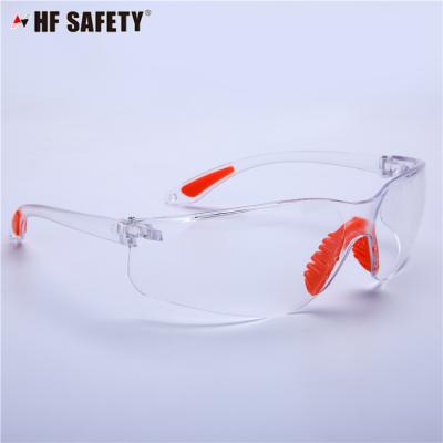 China Legs adjustable safety glasses with soft nose-pad, TPR frame tips for sale