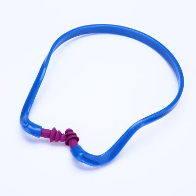 China Silicone Tied Ball Shaped Disposable Foam Sleep Soundproof Earplugs for sale