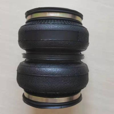 China 142187BL2-H truck rubber air springs aluminum airlift hollow 5813 double convolut /air spring bag rubber shock absorber for sale