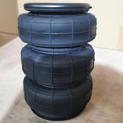 China Triple Complicated Single Part Rubber Air Spring Bag 3S2300 Diameter 125mm For Air Ride Suspension For Coilover Air Spring for sale