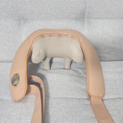 China Professional Electric Neck Neck Shoulders Massage Shawl Belt with Heat Function Shiatsu Pillow Massager for sale