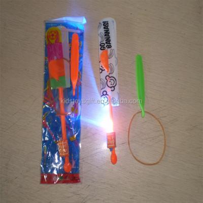 China Sports Game LED Rocket Outdoor Plastic Flashing Shooting Toy for sale