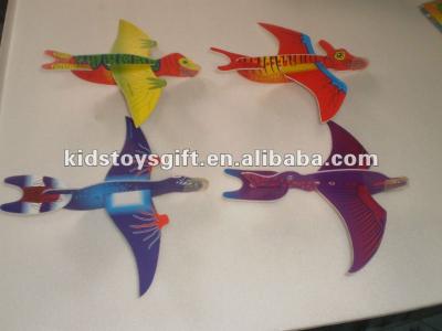 China Assorted Flat Paper Flying Gliders Kids Party Toy Gift Dinosaur Series for sale