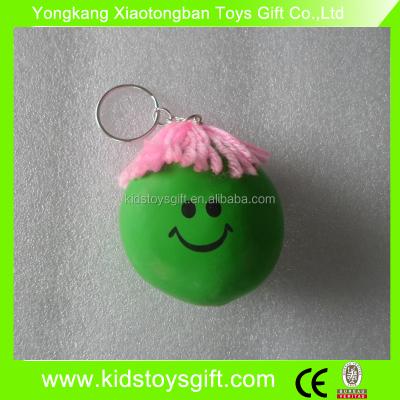 China TPR children flour stretch ball / funy face doll toy hot sale for sale