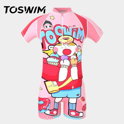 China High Quality Breathable Swimwear Teenage Girls and Boys Beachwear Training Breathable Swimwear for sale