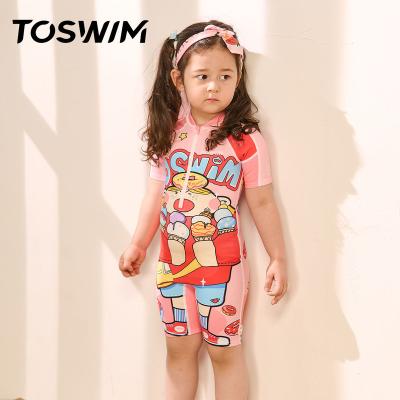 China Antibacterial hot sale swimwear teenage girls and boys beachwear training high quality breathable swimwear for sale