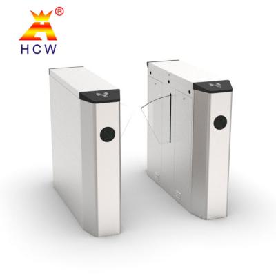 China LED indicator wing flap barrier turnstile entrance system gate for sale