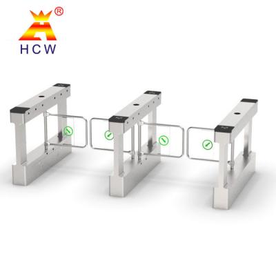 China Fingerprint RFID Face Recognition Gate Half Height Turnstile for sale