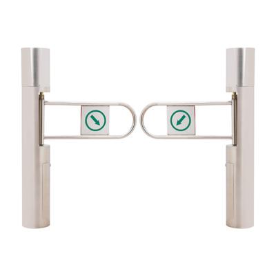 China Smart Swing Barrier Turnstile Gate Support Barcode ID / IC Card for sale