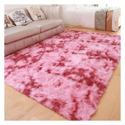 China Home Decoration Design Eco-friendly.anti-slip.water-proof Long Pile Luxury Soft Plush Polyester Shaggy Carpet For Living Room for sale