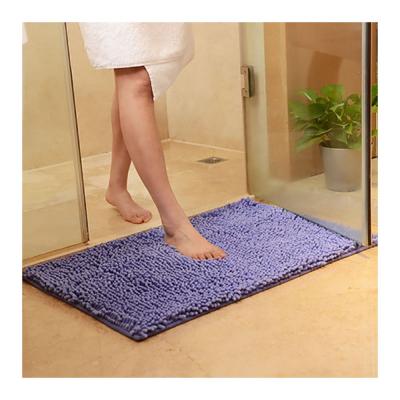 China Washable Non-slip Water Foot Bathroom Floor Bath Mat Bath Absorbent Blanket for sale