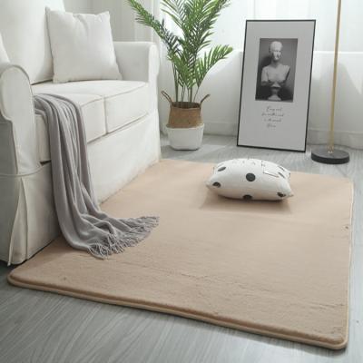 China Modern Best Quality Polyester Faux Rabbit Fur Slip Resistant Blanket for sale