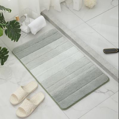 China Factory Price Washable Washable Rectangle Gradual Change Color Printed Cover Mat Door Entrance Floor Mat for sale