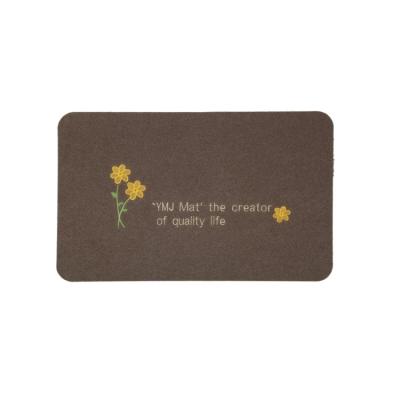 China New Arrival Microfiber Carpet Washable Fine Performance Esteira Non-Slip Door Mats for sale