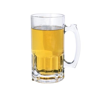 China 500ml Classic Glass Mugs Drinking Glasses Mugs Wholesale For Iced Beer Glass Mug Custom Logo Beer Glass for sale