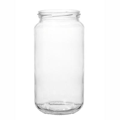 China Canned Food Glass Jars Wholesale 1000ml Container For Food Packaging Customize Bulk Glass Jars for sale