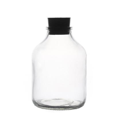 China Factory Direct Wholesale High Quality Chemical Shot Flint Glass Seed Bottle With Lids for sale