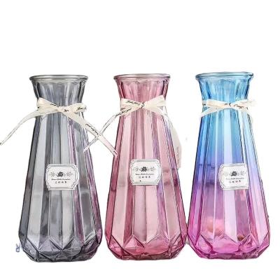 China Gift Customized Decoration Vase Glass Bottle for sale