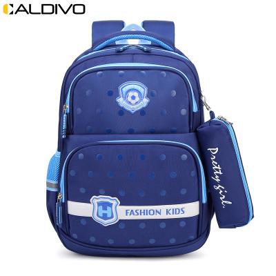 China Factory wholesale CALDIVO fashion tiktok school bag custom waterproof kids backpack durable waterproof school children school pencil bag for sale