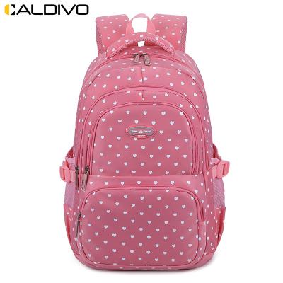 China CALDIVO Factory Wholesale Custom Backpack Waterproof Backpack For School Work Children Bag Custom Kids Water Proof Bags for sale