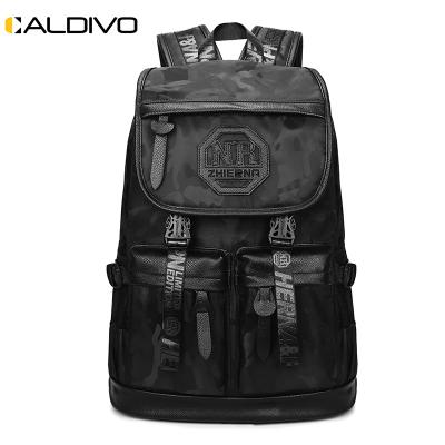 China CALDIVO PU nordace designer rucksack luxury wholesale unique men's factory logo anti-theft bigpolyester nylon mountaineering backpack for sale