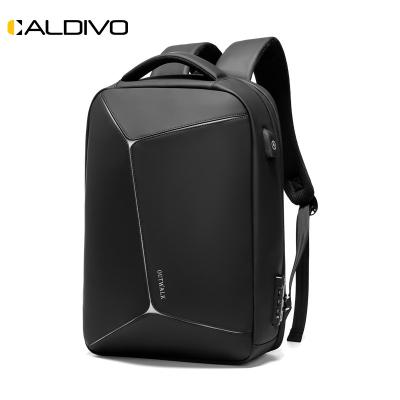 China With USB CALDIVO bags factory custom wholesale laptop backpack bag with usb charging waterproof anti-theft laptop backpack for sale