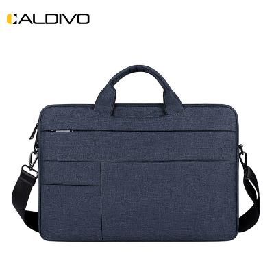 China Custom Wholesale Multi-Function Waterproof Laptop Bag Fashion Cross-Polyester CALDIVO Bag Multi-Compartment Body Laptop Bag Vegan for sale