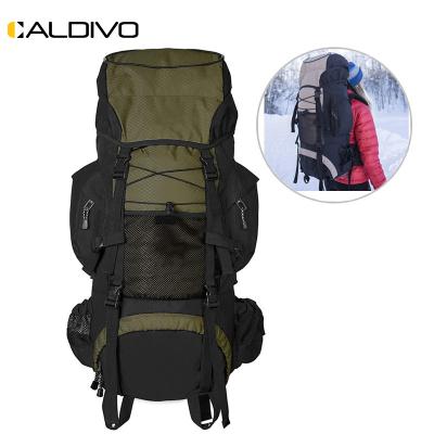 China Wholesale CALDIVO bags factory waterproof tpet polyester expanding backpack foldable packable large capacity expanding backpack for sale