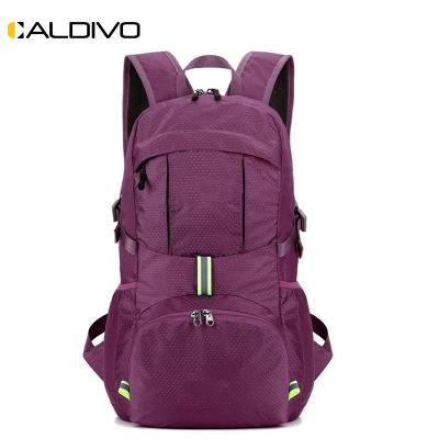 China Waterproof CALDIVO backpack factory wholesale lightweight hiking day backpack custom logo waterproof travel hiking backpack for sale