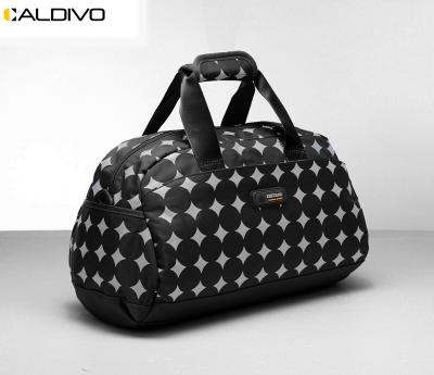 China Factory wholesale custom made high quality stylish girls duffle fabric gym sports travel shoulder bags from gym CALDIVO sportswear for sale