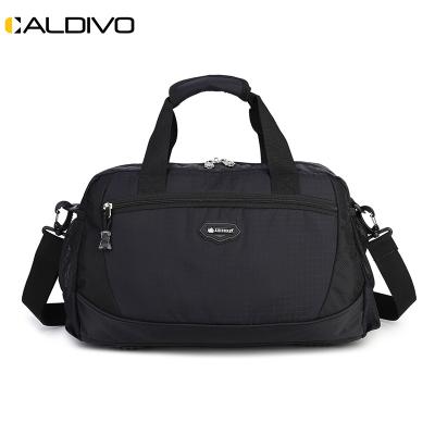 China Custom Wholesale Travel CALDIVO Factory Polyester Sports Organizing Travel Bag Girls Gym Duffel Bags Ladies Backpack Duffel Bag for sale