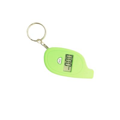 China Qualified in manufacturing Mini Electronic Digital Key Chain Digital Display Tire Pressure Gauge 6x3x 1.8cm for sale