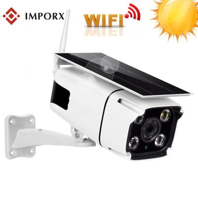 China Waterproof/Solar Powered IP Camera 2MP 1080P Motion Detection Wifi Solar Waterproof IR Wireless Outdoor Waterproof Security Camera for sale