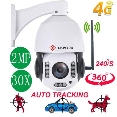 China Human Motion Tracking CamHipro 4G 1080P 30X Wireless Zoom 2MP Humanoid Auto Track SONY 307PTZ Speed ​​Dome IP Camera To Build MIC Speaker 32 SD 64 128gb for sale